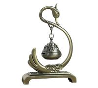 HuadaXtai Support Suspendu pour Encensoir, Brûleur à Cône, En Alliage de Zinc, Objet de Décoration Central pour La Méditation, Idéal pour La Chambre à Coucher, cygne