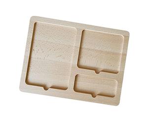 HuadaXtai Tableau de Descriptions Interactif En Bois avec Cartes, Jeu Descriptif et Interactif pour Le Développement de L'enfant, L'observation et L', L