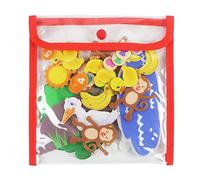 HuadaXtai Tableau de Narration en Feutrine Kit d'Histoires pour Enfants Activités Pédagogiques Jouets de Fonction de Rangement Adapté à la