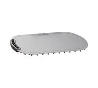 HuadaXtai Tapis Chauffant électrique avec 8 Réglages de Température, Chauffe-plats Multifonctionnel, Plaque Chauffante Enroulable et Nettoyage Facile, Gris Ovale