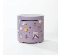 HuadaXtai Tirelire Enfant Boîte à Monnaie Banque d'Épargne Coffre à Pièces Retrait Facile en Acier Inoxydable avec Ouverture Supérieure Sécurisée et Base, Violet Lilas, Grand