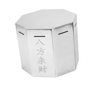 HuadaXtai Tirelire Portable Incassable En Acier Inoxydable, Tirelire Moderne pour Enfants (filles et Garçons), S