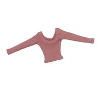 HuadaXtai Top à Manches Longues à L'échelle 1/6 pour Les Figures Féminines de 12 Pouces, Accessoire de Tenue Décontractée, Rose