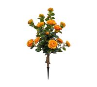 HuadaXtai Tuteur de Verdure en Faux Camélia pour Porche Intérieur/extérieur, Jardin, Porte D'entrée, Mariage, Jaune