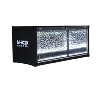 HuadaXtai Vitrine pour Diorama à L'échelle 1/64, éclairage LED, Empilable, en Polypropylène Transparent avec Couvercle Anti-poussière, Idéale pour Les Colle