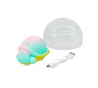 HuadaXtai Voiture Interactive En Silicone pour Bébé, Modèle Tortue avec Lumière, Multi
