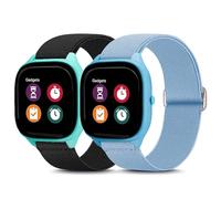 Huadea Lot de 2 bracelets en nylon extensible compatibles avec Gizmo Watch Adventrue 3 2 1/Gabb 3e 3 2 1/SyncUP Watch 2 1 & Cosmo JrTrack 5/4/3/2 SE/2/JrTrack, bracelet doux et respirant de 20 mm pour