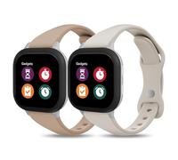Huadea Lot de 2 bracelets fins en silicone compatibles avec Gabb Watch 3e Band 3 2 1/Gizmo Adventrue 3 3 2 1/SyncUP & Cosmo JrTrack 5/4/3/2 SE/2/JrTrack, 20 mm fin et souple pour petit poignet
