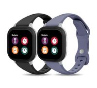 Huadea Lot de 2 bracelets fins en silicone compatibles avec Gabb Watch 3e Band 3 2 1/Gizmo Adventrue 3 3 2 1/SyncUP & Cosmo JrTrack 5/4/3/2 SE/2/JrTrack, 20 mm fin et souple pour petit poignet