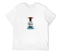 Huadian Portal The Ring T-Shirt Cotton Sizes Funny Men Valve Halloween Game T-Shirt WhiteXL