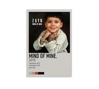HUAEYWQBERRH Mind of Mine - ZAYN Poster pour salon, chambre à coucher, décoration murale, impression de couverture 60 x 90 cm, style sans cadre