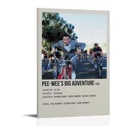 HUAEYWQBERRH Poster Pee-wee's Big Adventure pour salon, chambre à coucher, décoration murale, 30 x 45 cm, style cadre