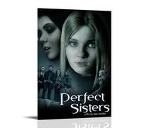 HUAEYWQBERRH Poster « Perfect Sisters » pour salon, chambre à coucher, décoration murale, 60 x 90 cm, style cadre