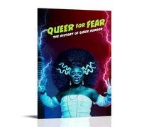 HUAEYWQBERRH Poster Queer for Fear pour salon, chambre à coucher, décoration murale, 20 x 30 cm, style cadre
