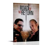 HUAEYWQBERRH Poster « Road of No Return » pour salon, chambre à coucher, décoration murale, 30 x 45 cm, style cadre