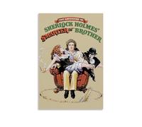 HUAEYWQBERRH Poster The Adventure of Sherlock Holmes' Smarter Brother pour salon, chambre à coucher, décoration murale, impression de couverture 50 x 75 cm, style sans cadre
