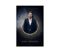HUAEYWQBERRH Poster The Night Manager pour salon, chambre à coucher, décoration murale, 40 x 60 cm, style sans cadre
