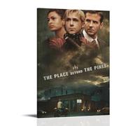 HUAEYWQBERRH Poster The Place Beyond The Pines pour salon, chambre à coucher, décoration murale, couverture imprimée avec cadre 40 x 60 cm