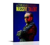 HUAEYWQBERRH Poster The Unbearable Weight of Massive Talent pour salon, chambre à coucher, décoration murale, impression de couverture 30 x 45 cm, style cadre