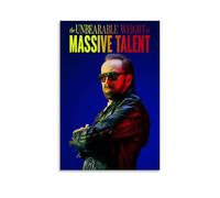 HUAEYWQBERRH Poster The Unbearable Weight of Massive Talent pour salon, chambre à coucher, décoration murale, impression de couverture 30 x 45 cm, style sans cadre