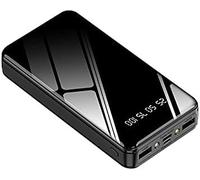 Huag-Batterie Externe Haute Capacité Power Bank 26800mah Avec Chargeur De Batterie Portable Pour Lampe De Poche Pour Batterie De Téléphone Portable Compatible Avec Iphone Samsung Huawei Etc (Noir)