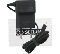 HUAG-Chargeur pour d'origine Nokia AC-11E pour Nokia pour N95 8 Go / N96/1200/1202/1203/1208/1209/1280/1661/1662/1680 classic/1800/206/2680 slide/2690 Chargeur Secteur Noir avec Chiffon de Nettoyage
