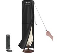 HUAG-Housse de Protection pour Parasol Déporté Housse Parasol Déporté pour Parasol Ø 2-5m Impermeable Housse Parasol Droit Housse pour Grand Parasol Déporté Anti-UV Tissu Oxford 420D 280x70/70cm