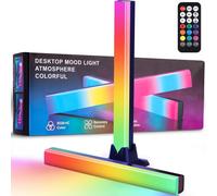 Huag-Light Bar, Synchronisation Musicale Rgb, Lampe Gaming Avec Télécommande, Rétroéclairage De Jeux Tv À Couleurs Changeantes, Adapté Aux Jeux, Aux Images, Aux Ordinateurs Et À La Décoration Des Piè