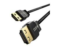 huaham Câble HDMI 2.1 Fibre Optique Certifié CL3 20m, Ultra Haute Vitesse 48 Gbps, 8K à 60 Hz, 4K à 120 Hz, Prise en Charge eARC, Dolby, HDCP 2.2/2.3