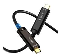 huaham Câble USB C vers C en fibre optique - Transmission longue distance de 20 m - Type C 3.2 AOC - 10 Gbit/s - Câble USB ultra haute vitesse pour VR, Xbox 360, ordinateur portable, etc