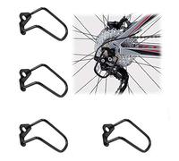 Huahao Vélo Dérailleur Arrière Garde Support 4 Pièces Vélo Dérailleur Arrière Garde Protecteur de Dérailleur Arrière de Vélo Dérailleur arrière réglable en Acier pour Equipement de Vélo VTT