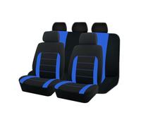 HUAIHUABA Housses de Siège Auto pour Chevrolet Aveo Spark Volt Equinox Traverse, Confortable Antidérapant Tissu Tissé Protection Housses de Siège, Accessoires Intérieur pour Voiture(Blue)