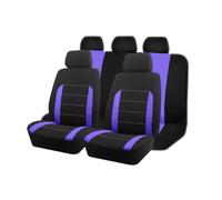 HUAIHUABA Housses de Siège Auto pour Mitsubishi Colt (2004-2005) | Confortable Antidérapant Tissu Tissé Protection Housses de Siège, Accessoires Intérieur pour Voiture(Purple)