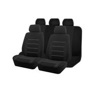 HUAIHUABA Housses de Siège Auto pour Mitsubishi Colt (2004-2005) | Confortable Antidérapant Tissu Tissé Protection Housses de Siège, Accessoires Intérieur pour Voiture(Black)