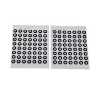 Huairdum 1120 Marqueurs de Scanner 3D, Points de Numérisation 3D, Cibles de Suivi Hautement Réfléchissantes 3 Mm ID 6 Mm OD Adhésif Puissant Réutilisable, pour l'analyse de la Démarche de Mouvement,