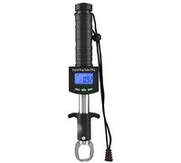 Huairdum Balance Numérique à Poignée de Poisson, 25 Kg/55 Lb | Pince à Lèvres de Poisson 3 en 1 avec échelle de Poids Intégrée et Ruban à Mesurer de 1 M, Mâchoire en Acier Inoxydable
