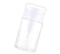 Huairdum Bouteille Distributrice de Pompage à Pression, Bouteille à Pompe Rechargeable sans Gâchis, à Couvercle Anti-poussière pour Vernis à Ongles, Démaquillant, Toner, Voyage (100ml)