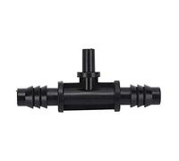 Huairdum Buse de Brumisation 10 Pièces, Buse d'atomisation d'eau avec Connecteur en T pour Tuyau de 8 à 12 Mm, Système de Refroidissement 'Irrigation de Jardin, Plastique Cuivre, Idéal pour Le