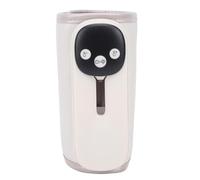 Huairdum Chauffe-biberon Portable, 11 Réglages de Température, Chauffe-lait Rechargeable, biberon Rapide avec Fonction de Mémoire de Nuit, Affichage LED, Idéal pour les Biberons de Voyage (Beige)