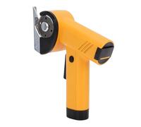 Huairdum Ciseaux électriques sans Fil, Moteur Puissant de 25W avec Lames de sécurité et Lumière LED pour la de Tapis en Cuir et Tissu en Carton (YELLOW)