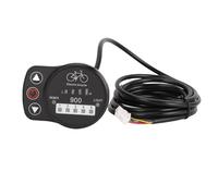 Huairdum Compteur d'affichage LED pour Vélo électrique, Multi-Tension 24 V 36 V 48, Ordinateur de Panneau d'affichage LED Compatible avec Le Protocole N°1 pour Mise à Niveau du Panneau de