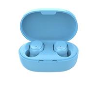 Huairdum Écouteurs Véritablement sans Fil Bluetooth 5.0, IPX4, Appel Binaural avec Suppression du Bruit, écouteurs Confortables, 80 Heures de Veille, étui de Chargement LED (Bleu Clair)