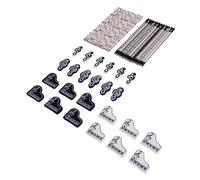 Huairdum Ensemble de Crayons et Gommes pour Notes de Musique, Crayons Hexagonaux en Bois pour Clavier de Piano Noir et Blanc avec Gommes en Caoutchouc, Papeterie Créative pour étudiants en Cours de