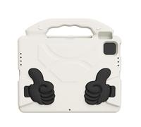 Huairdum Étui de Protection Antichoc, EVA 11 Air4 Air5 10,9 Pouces, Housse pour Tablette avec Poignée Rotative, Idéal pour Les Appels Vidéo, l'apprentissage et Le Streaming (White)
