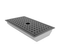 Huairdum Évier de Cuisine en Acier Inoxydable à une Cuve Sous Plan, évier de Bar avec Plateau Coulissant et Couvercle en, Idéal pour Comptoir de Cuisine, Bar à thé et Drainage de l'eau, 13 X 7,87