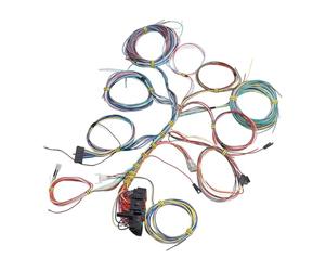 Huairdum Faisceau de Câblage 22 Circuits, Kit de Faisceau de Câbles Automobile Universel pour Véhicules 12 Volts avec Fils en Cuivre Isolés GXL, Fusibles et Guide d'installation