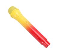 Huairdum Faux Microphone, Microphone de Couleur dégradé en Plastique Léger, Accessoire de Pratique de Réaliste pour karaoké, Discours et Cadeaux de Fête, Accessoire de Fête de Costume de Scène