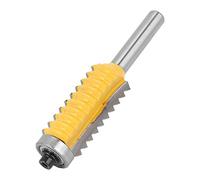 Huairdum Fraise à Bois à 8 Tiges, Fraise à Bois en Carbure Multi-dents, à avec Conception Anti-inversion, Idéale pour le Fraisage du de Type ondulé de Ligne de Montant de Rail (Couteau à mortaise et