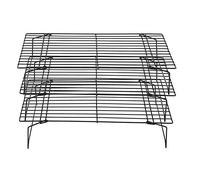 Huairdum Grille de Refroidissement, Plateau de Cuisson en Acier Inoxydable, Grille de Refroidissement en Fil Pliable Antiadhésif, Idéale pour Griller des Gâteaux et des Biscuits