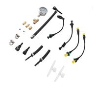 Huairdum Jauge de Pression de Carburant, Compteur de Pression de Carburant une durabilité élevée pour une Utilisation de Longue Durée avec Tuyau et Adaptateurs pour Voitures à, Camions, Motos,